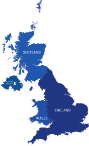 Map of the United Kingdom
